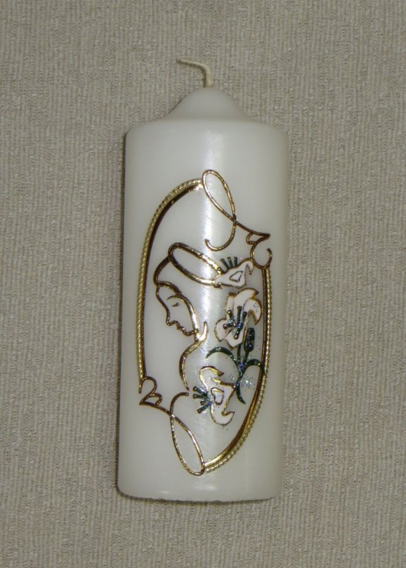CM22 - Maria - Velikost svící: vel. 5 rozměr 26 x 6,5 cm