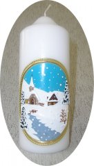 V34 - Vánoční - Zasněžená krajina
