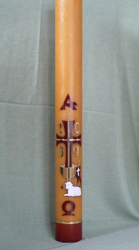 C35zl - Kalich zlatý - Velikost paškálu: 3 kg rozměr 100 x 6,7 cm