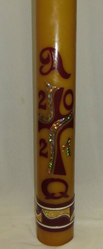 C51 - Kříž s perletí - Velikost paškálu: 7 kg rozměr 105 x 10 cm