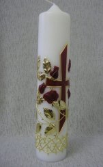 CM11 - Kříž a růže s trnovou korunou