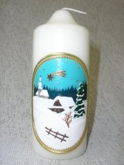V32 - Vánoční - Zasněžená krajina