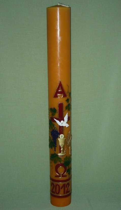 C40m - Holubice, kalich, hrozny modré - Velikost paškálu: 8 kg rozměr 120 x 10 cm