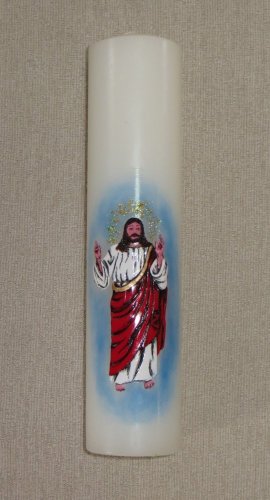 CM25 - Ježíš - Velikost svící: vel. 5 rozměr 26 x 6,5 cm