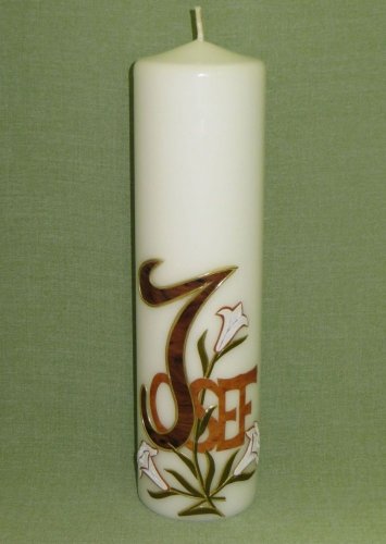 CM19 - Josef - Velikost svící: PV6 rozměr 29 x 6,5 cm medová